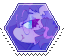 Vylet Pony hexagonal stamp