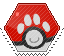 pokefur hexagonal stamp