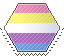 bigender hexagonal stamp