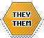 they_them hexagonal stamp