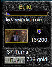 The Crown's Emissary, 37 turns away.